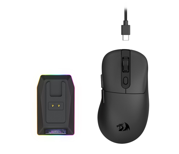 Redragon Ebony Ultra PAW3950 30000 DPI Czarna - 1486552 - zdjęcie